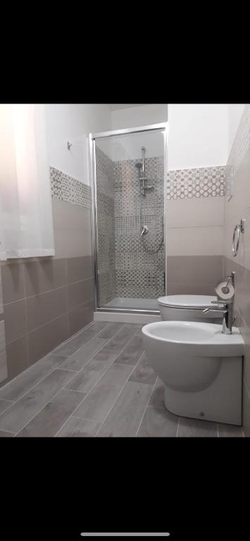Koupelna v ubytování L'Antico Borgo B&B