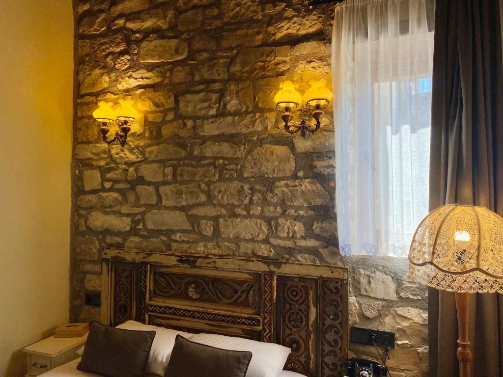 Posezení v ubytování Urla Taş Konak Otel