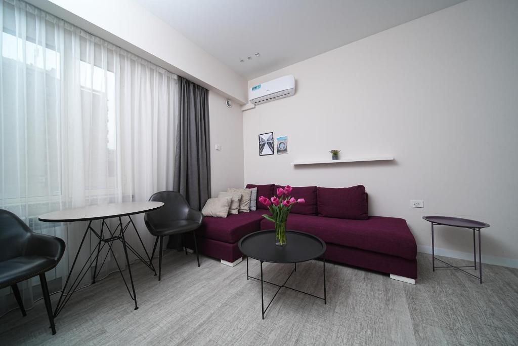 Posezení v ubytování Sweet Home Apart-Hotel