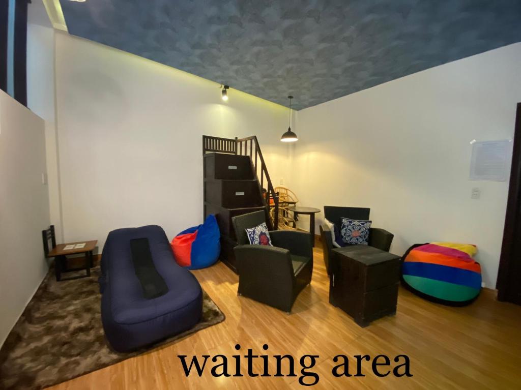 Posezení v ubytování bititi dorm