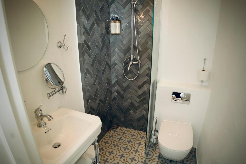 Koupelna v ubytování Plesners Badehotel