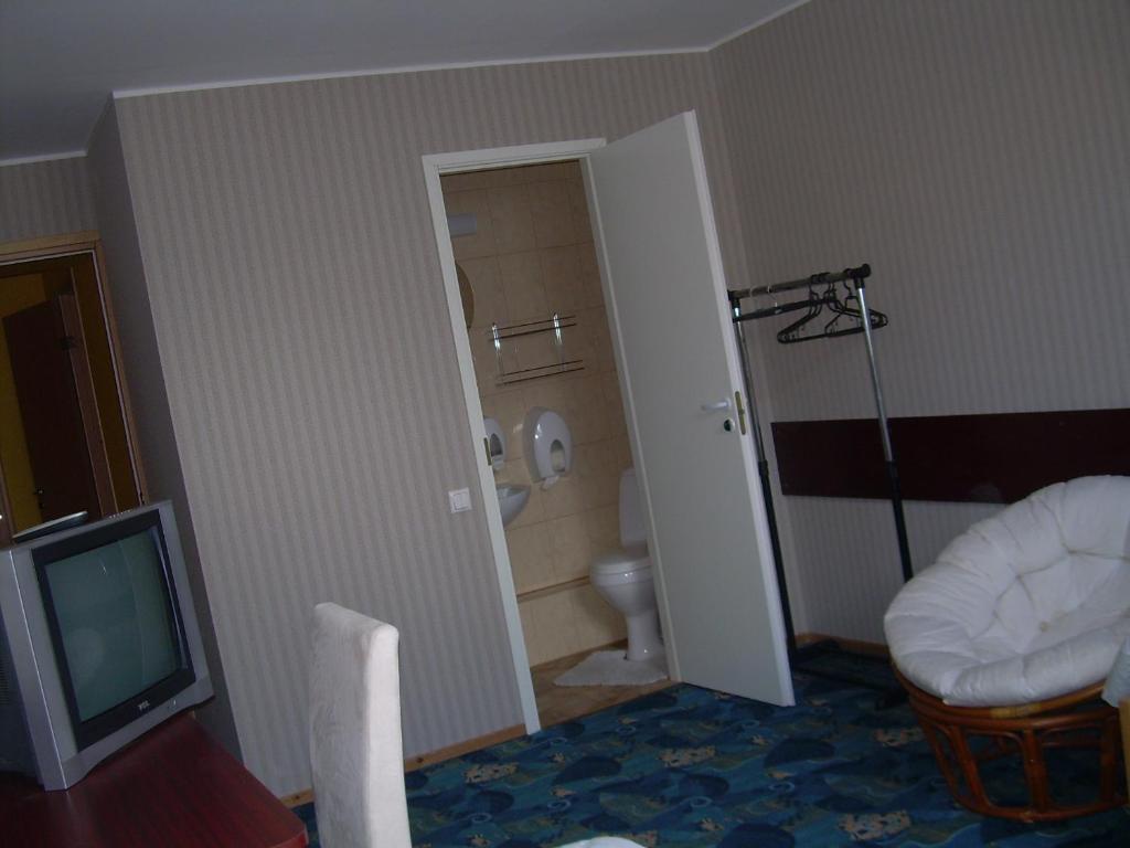 Koupelna v ubytování Terve Hostel
