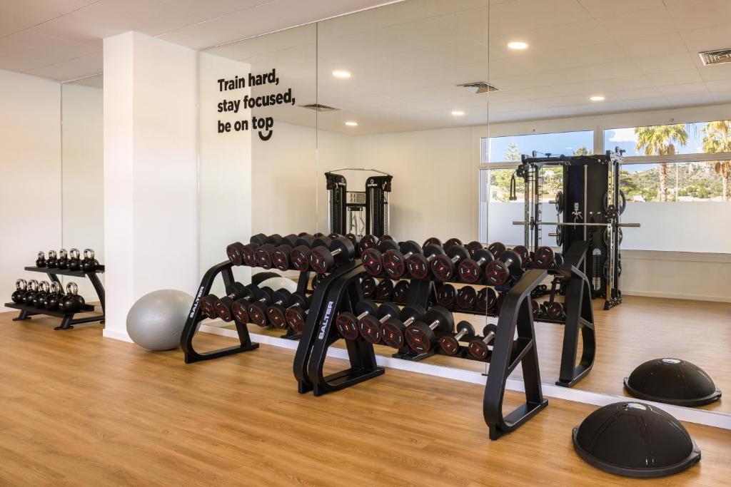 Posilňovňa alebo fitness centrum v ubytovaní htop Olympic #htopEnjoy