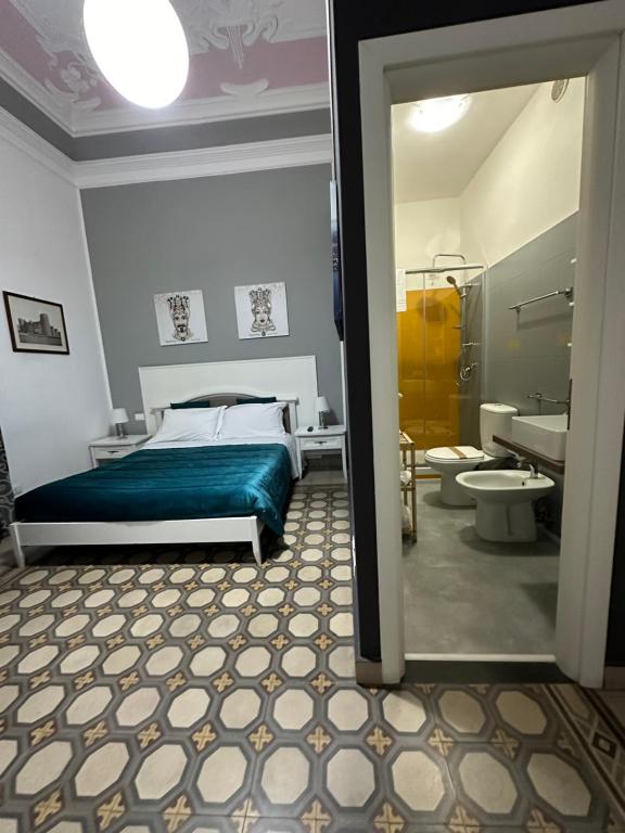 Koupelna v ubytování B&B I Puritani