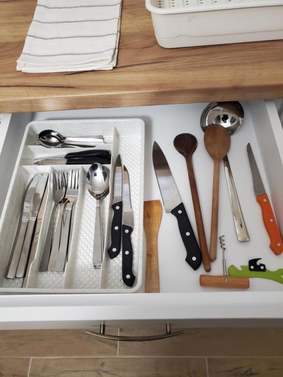 Kuchyňa alebo kuchynka v ubytovaní Szilvásváradi Kemencés Apartmanok