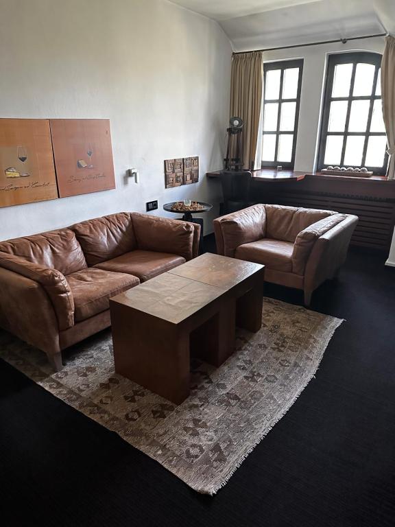 Posezení v ubytování Torhaus Möhnesee