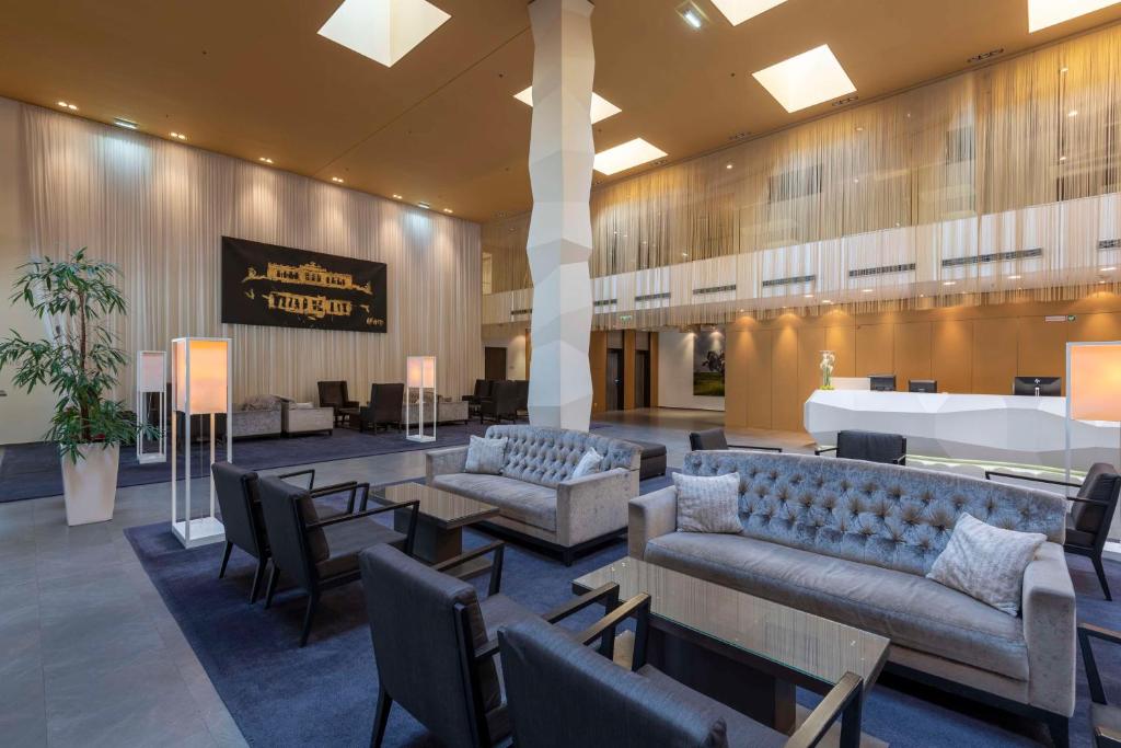 A seating area at Doubletree by Hilton Vienna Schonbrunn
