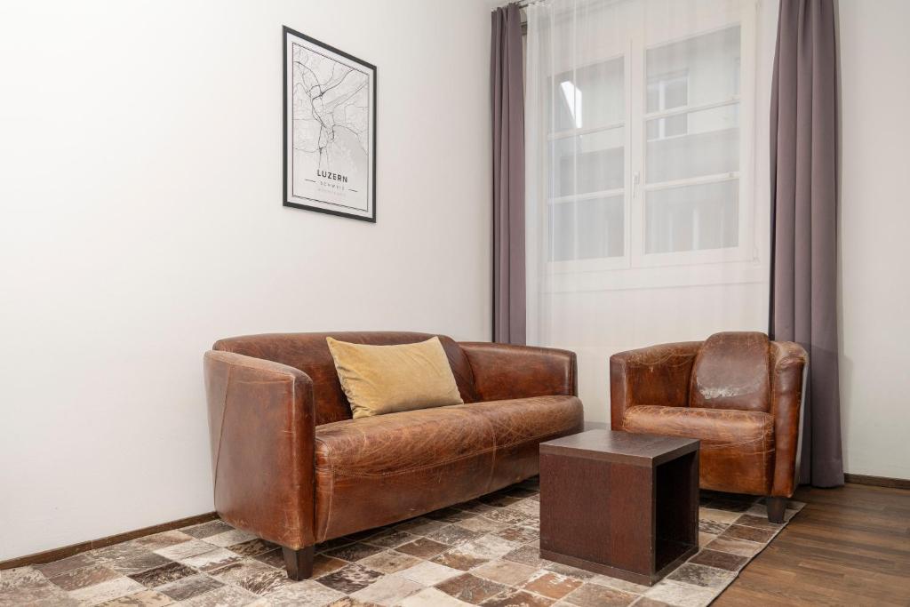 Posezení v ubytování Boutique Hotel Weisses Kreuz - Adult only Hotel