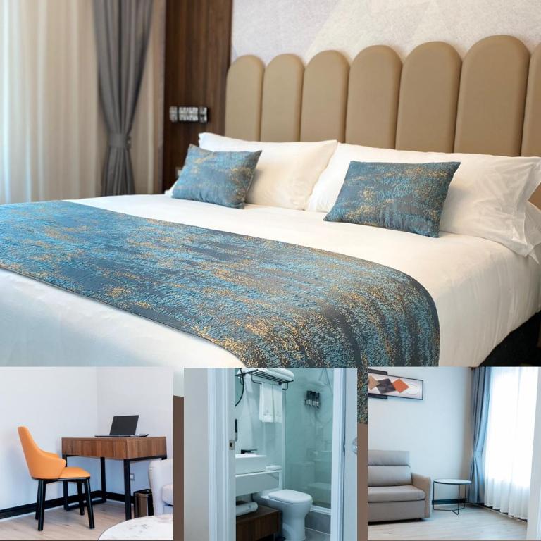 Postel nebo postele na pokoji v ubytování Hotel HW EXPRESS