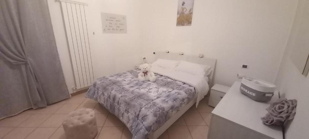 Postel nebo postele na pokoji v ubytování I 4 bimbi