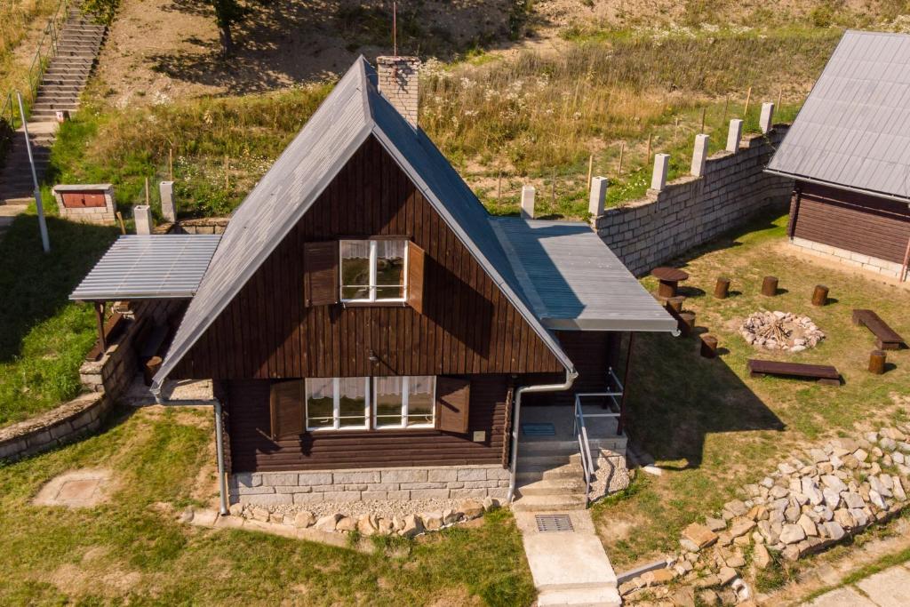 Zahrada ubytování Rodinné chaty MORAVANPARK - Ubytování v srdci Valašska