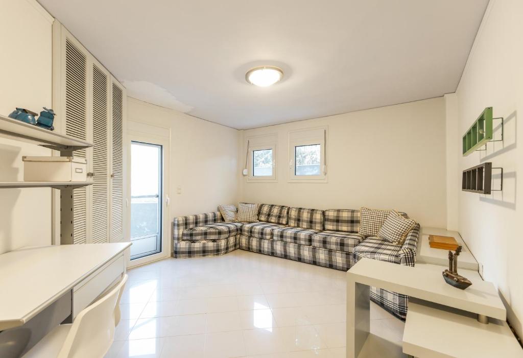 Posezení v ubytování Recon Villa Paliouri