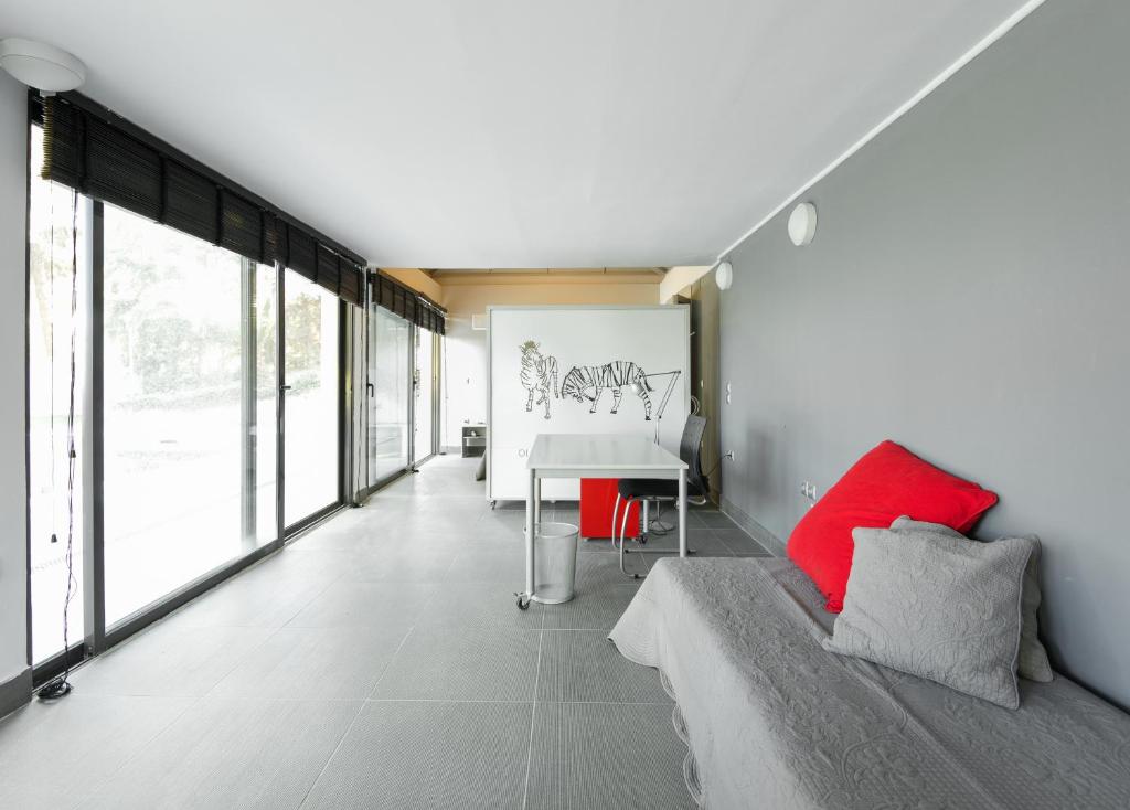 Posezení v ubytování Recon Villa Paliouri