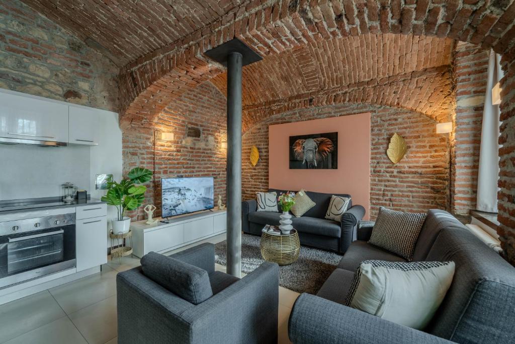 Nhà bếp/bếp nhỏ tại Centre Prague Retreat Residence