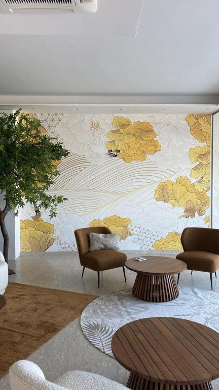 Posezení v ubytování Hotel Golden