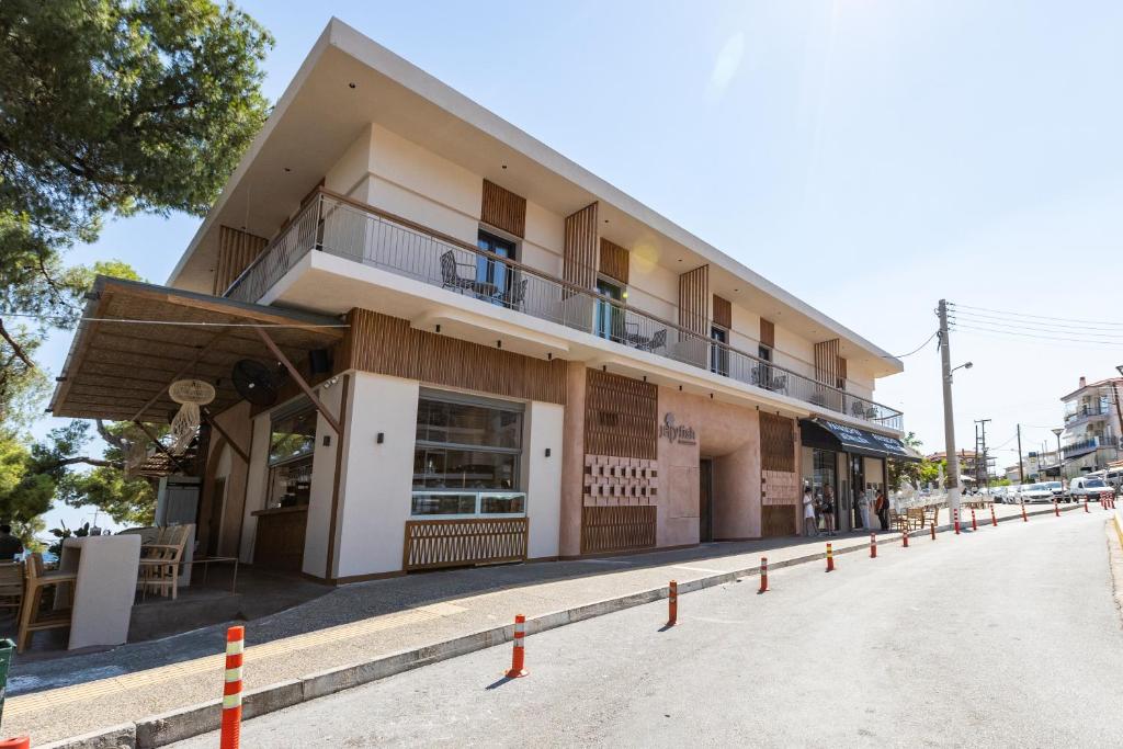 Budynek, w którym mieści się hotel