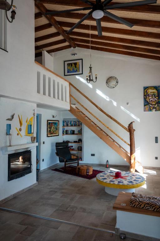 Posezení v ubytování Ferienhaus Asterousia