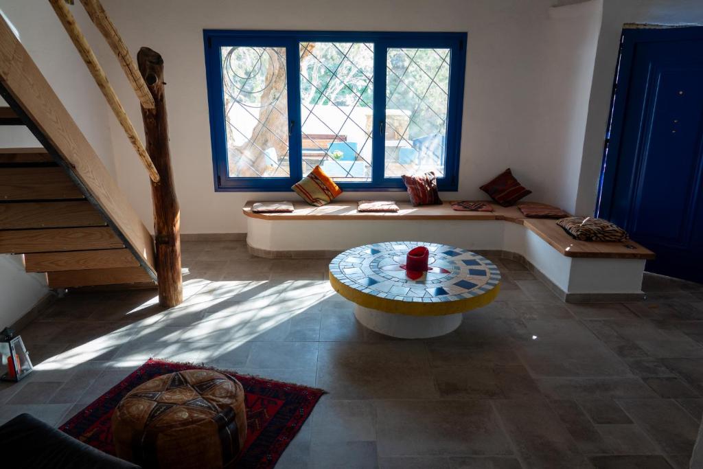 Posezení v ubytování Ferienhaus Asterousia