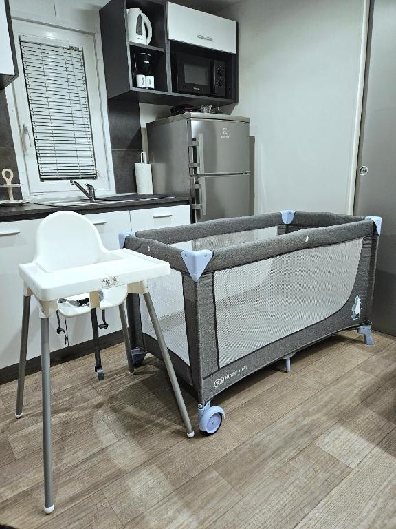 Kuchyň nebo kuchyňský kout v ubytování Mobile House 4 you, Murter - Slanica