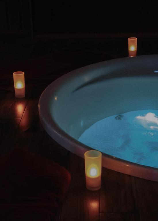 Fotografie z fotogalerie ubytování L'Eden - Suite privative avec jacuzzi et sauna v destinaci Theux