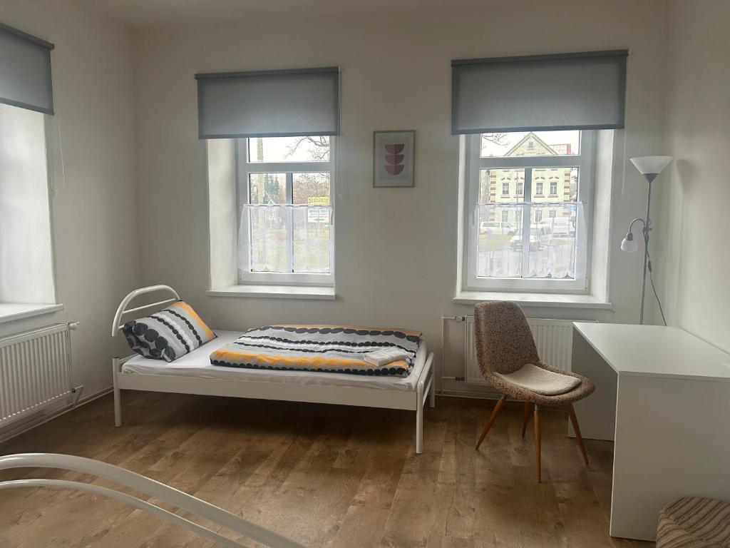 Postel nebo postele na pokoji v ubytování Apartmán Krkovička