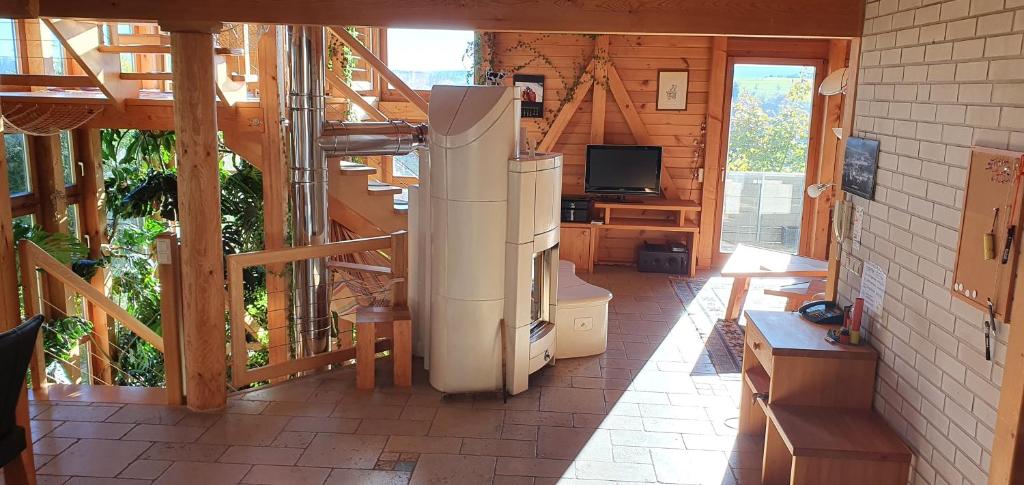 Køkken eller tekøkken på Außergewöhnliches Ferienhaus im Schwarzwald