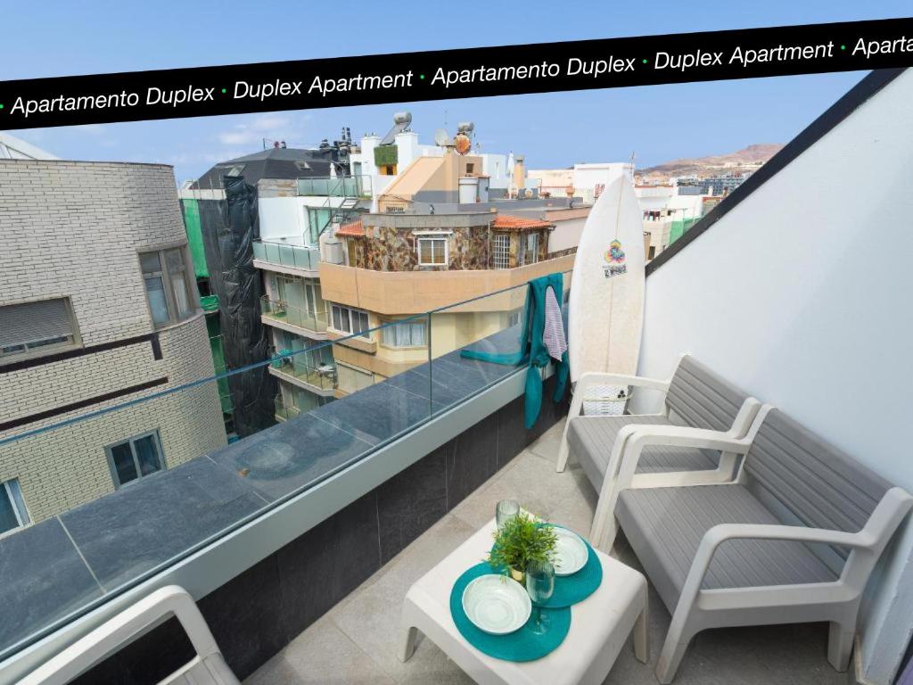 A balcony or terrace at Tusity Yeah Apartments