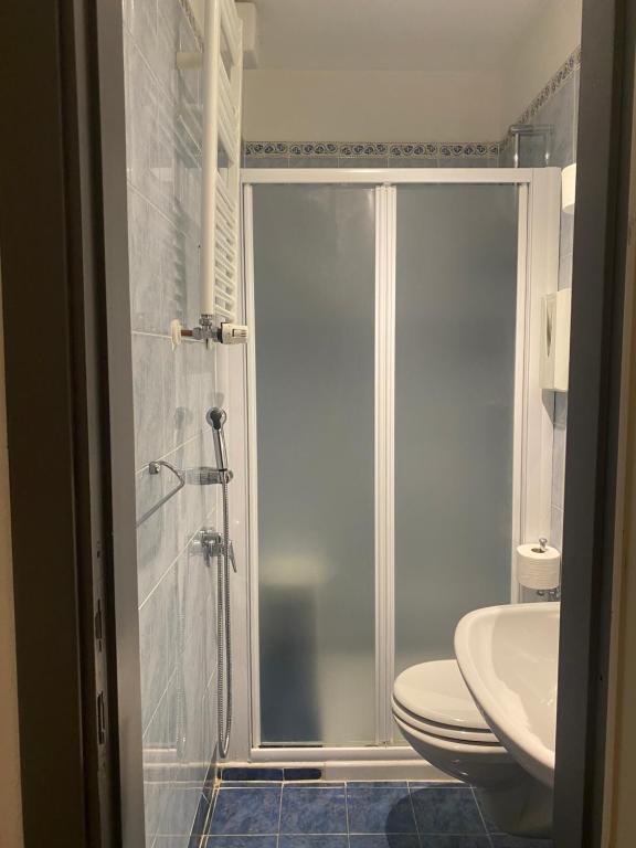 Koupelna v ubytování Hotel dei Gonzaga
