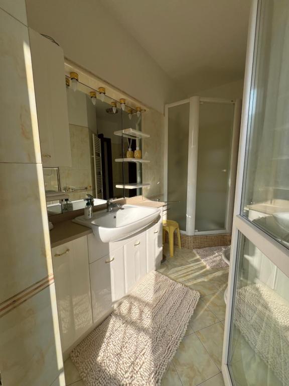 Koupelna v ubytování CASA I CEDRI