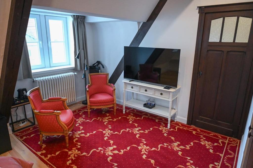 TV a/nebo společenská místnost v ubytování Guesthouse 1640