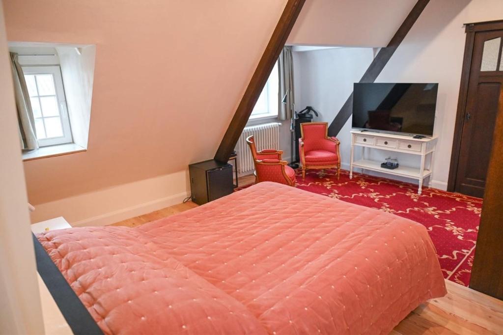 TV a/nebo společenská místnost v ubytování Guesthouse 1640