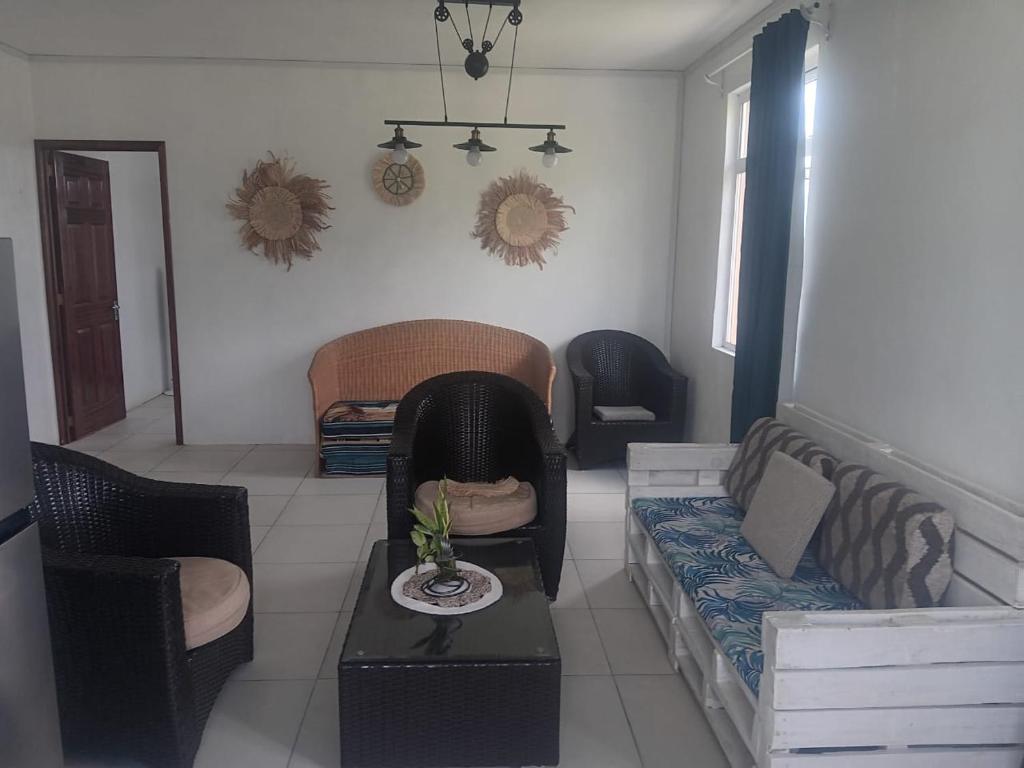 Posezení v ubytování Residence le bijou mourouk rodrigues