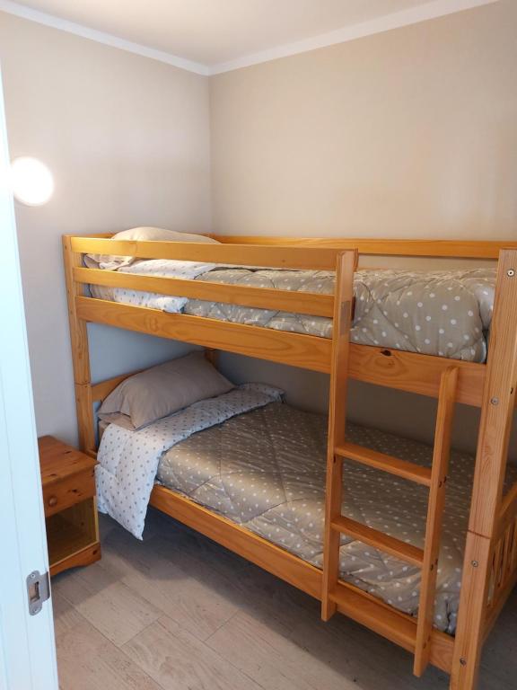 Bunk bed o mga bunk bed sa kuwarto sa Casa Giulia