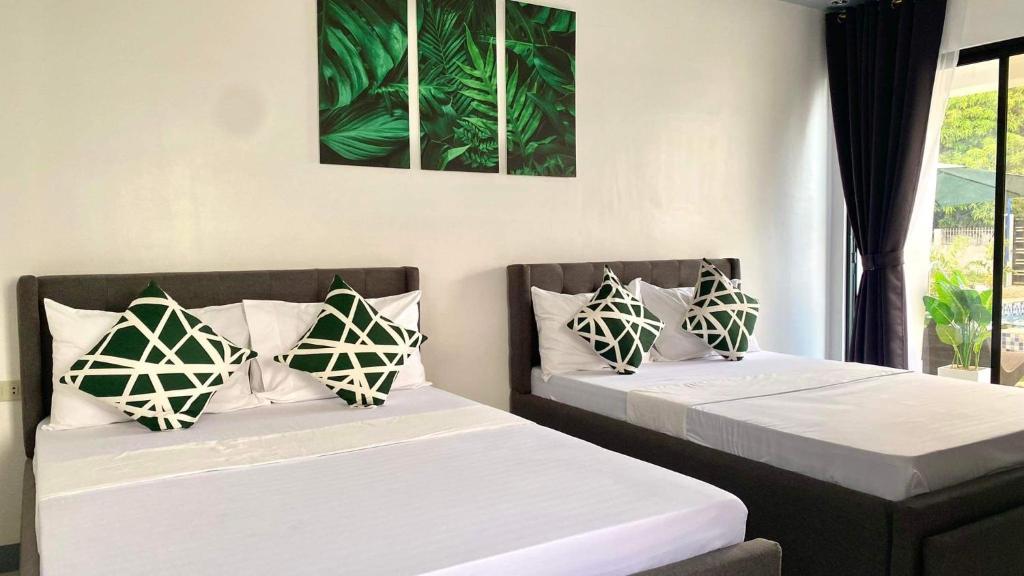 Postel nebo postele na pokoji v ubytování Steffen Resort