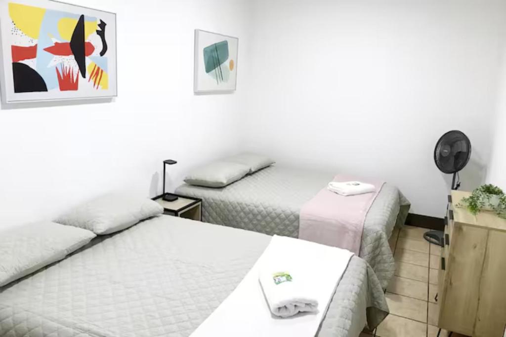 Krevet ili kreveti u jedinici u okviru objekta Casa Colibrí Apartamento 3