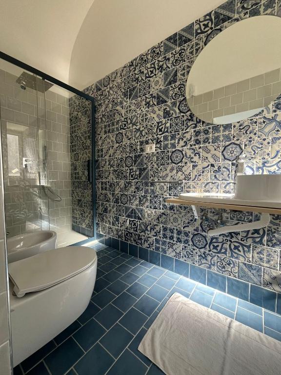 Koupelna v ubytování SUITE 21 ERCOLANO