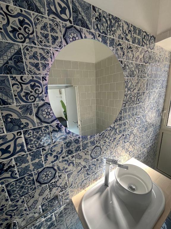 Koupelna v ubytování SUITE 21 ERCOLANO