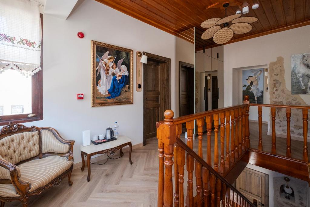 Гостиная зона в Saye Konak Hotel ' Kaleiçi&Oldtown'