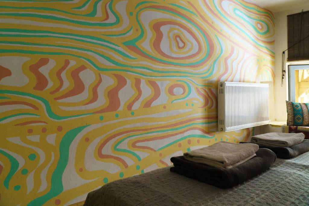 Postel nebo postele na pokoji v ubytování Moosica Hostel