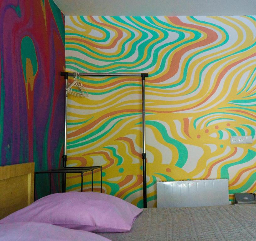 Postel nebo postele na pokoji v ubytování Moosica Hostel