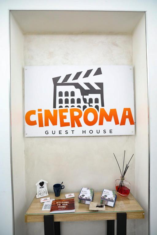 Certifikát, hodnocení, plakát nebo jiný dokument vystavený v ubytování Cineroma Guesthouse