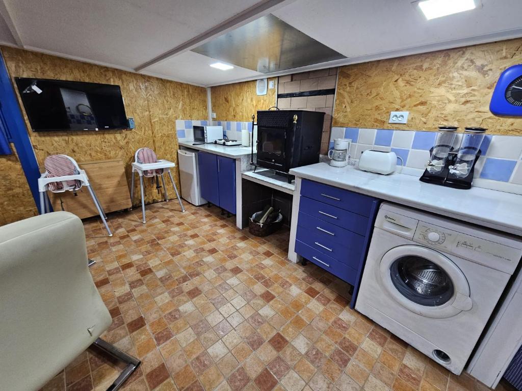 A kitchen or kitchenette at El Rincón de los Patos 1