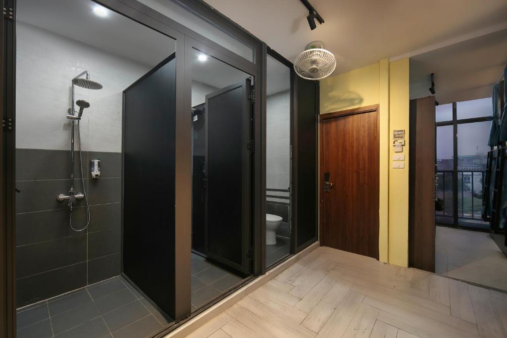 Koupelna v ubytování Hanoi Oldtown Nomad Hostel