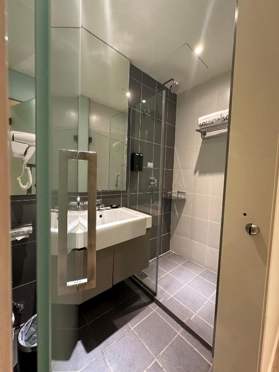 Koupelna v ubytování SGI Vacation Club Hotel