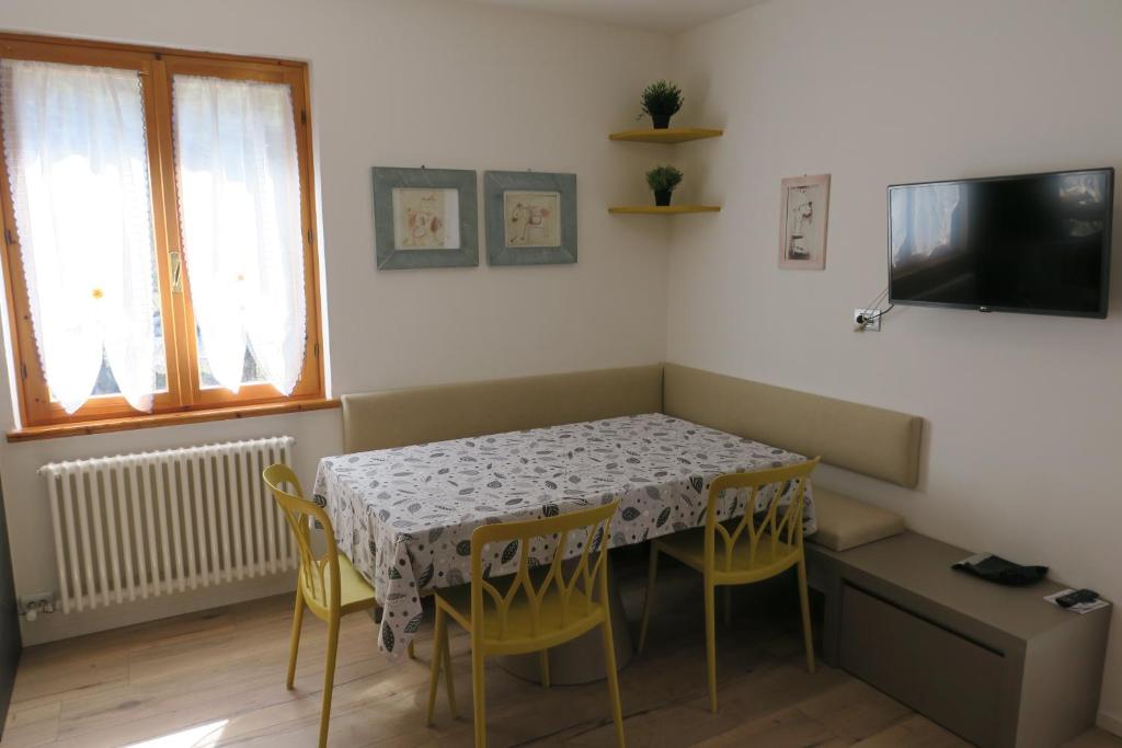 TV a/nebo společenská místnost v ubytování Casa Pippi