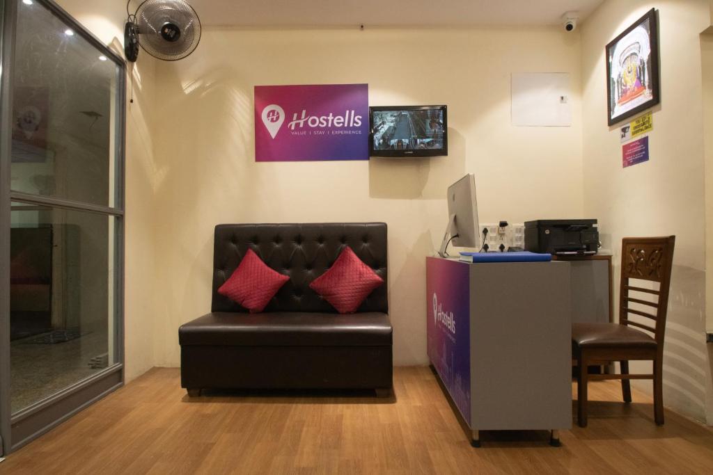 TV a/nebo společenská místnost v ubytování Hostells