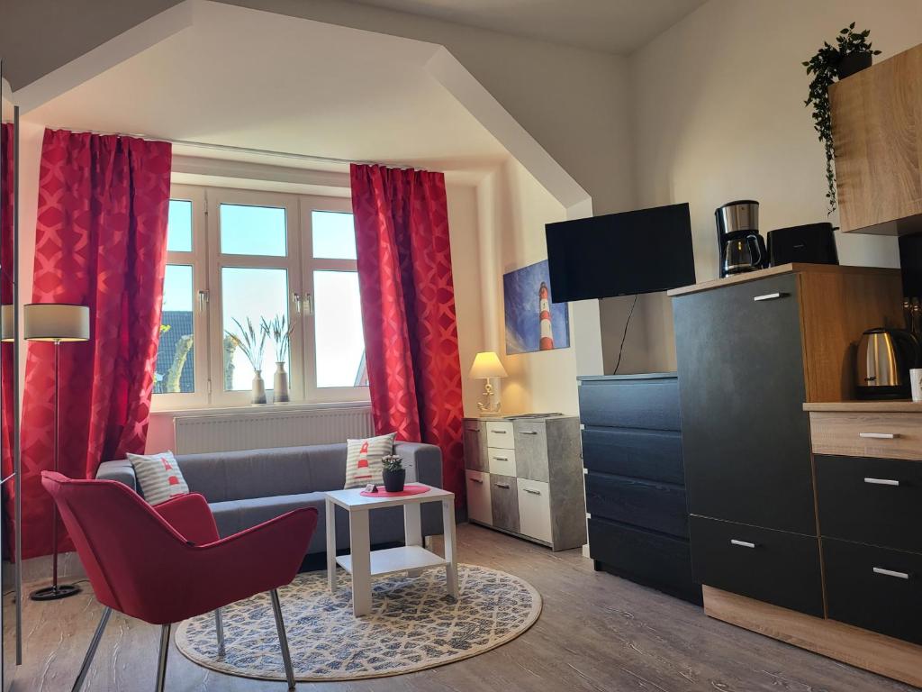 Kuchyň nebo kuchyňský kout v ubytování Haus Mira