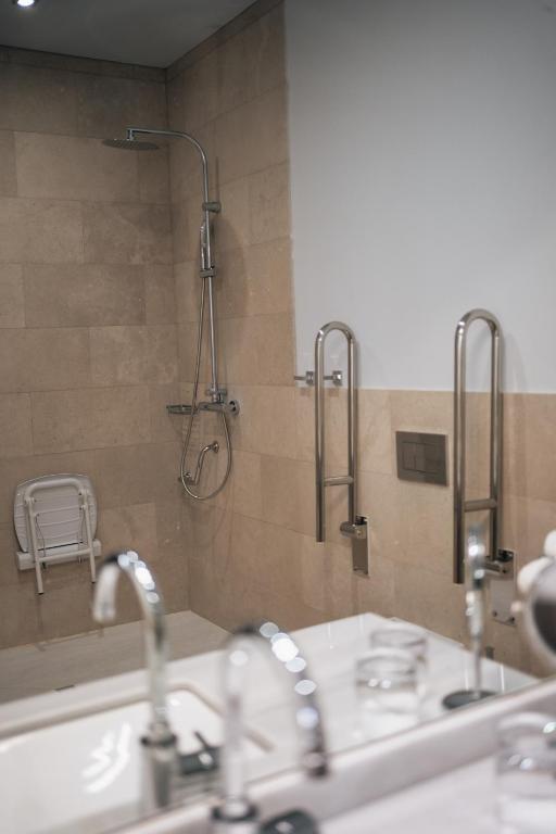 Koupelna v ubytování Hotel Boutique Palacio Corredera