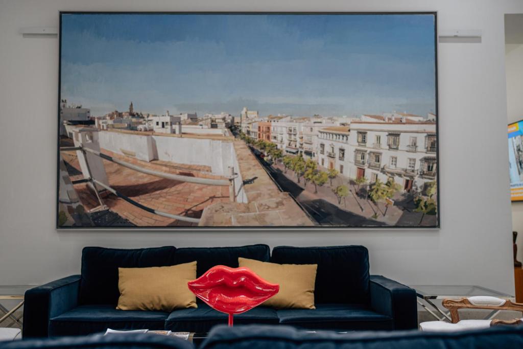 Posezení v ubytování Hotel Boutique Palacio Corredera