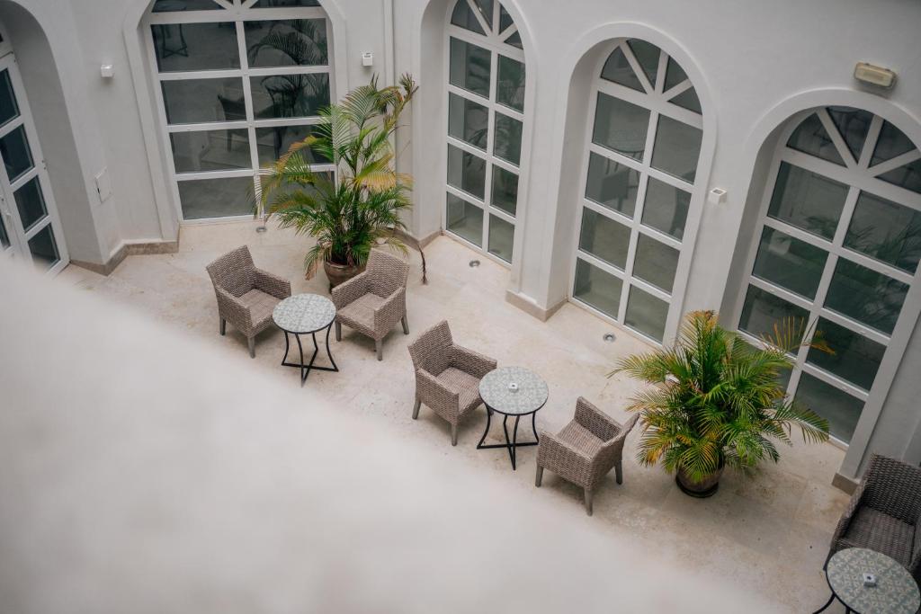 Posezení v ubytování Hotel Boutique Palacio Corredera